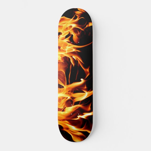 Skateboard Photographie des flammes de scorching (Recto)