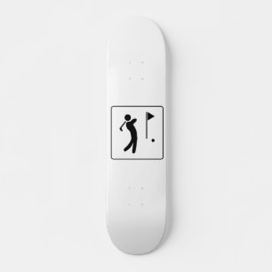 Skateboard Pictogramme du parcours de golf