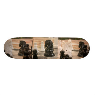 Skateboard Pièces d'échecs d'échiquier et