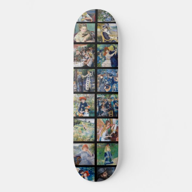 Skateboard Pierre-Auguste Renoir - Chefs-d'oeuvre Grille Coll (Recto)