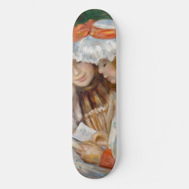 Skateboard Pierre-Auguste Renoir - Deux Filles Lecture (Recto)