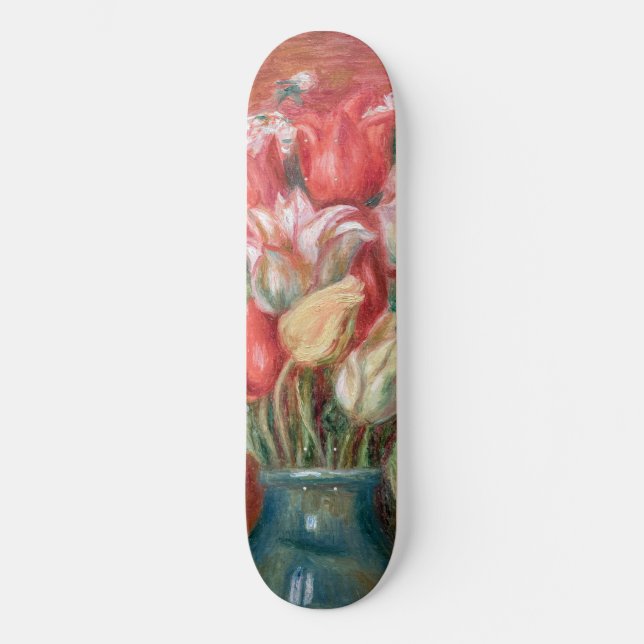 Skateboard Pierre-Auguste Renoir - Tulip Bouquet (Recto)