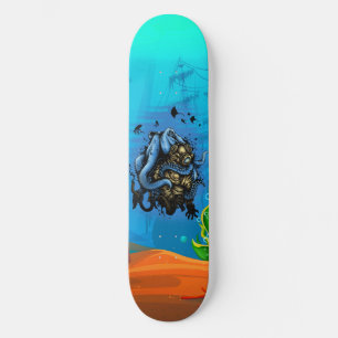 Skateboard Pieuvre de plongée en mer profonde malchanceuse Vi