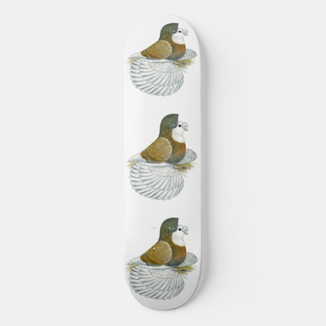 Skateboard Pigeon Trompette AOC Baldhead (Recto)