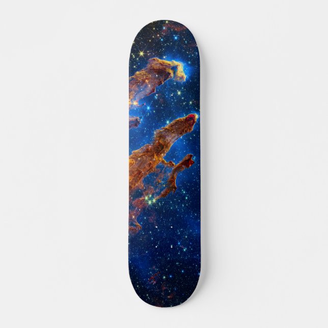 Skateboard Pillars of Creation - James Webb NIRCam Astronomy (Devant)