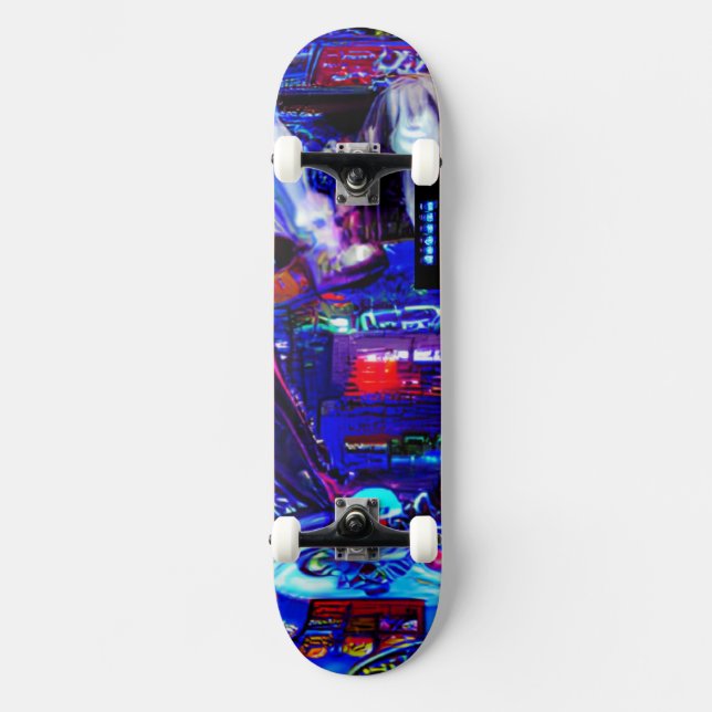 Skateboard Pinball "Neon Ghost Rider Anime" (Recto)