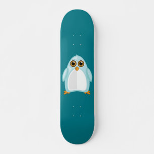 Skateboard Pingouin bleu bébé