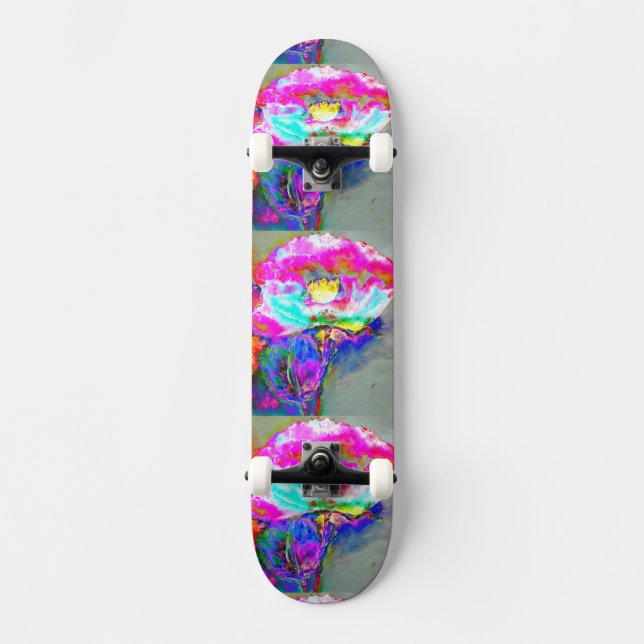 Skateboard Pink poppy (Recto)
