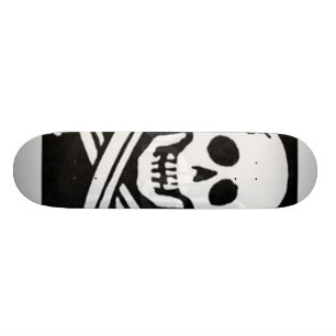 Skateboard pirate-drapeau