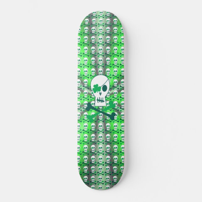 Skateboard Pirate du jour de St Patrick (Recto)
