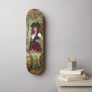 SKATEBOARD PIRATE PERSONNALISÉE