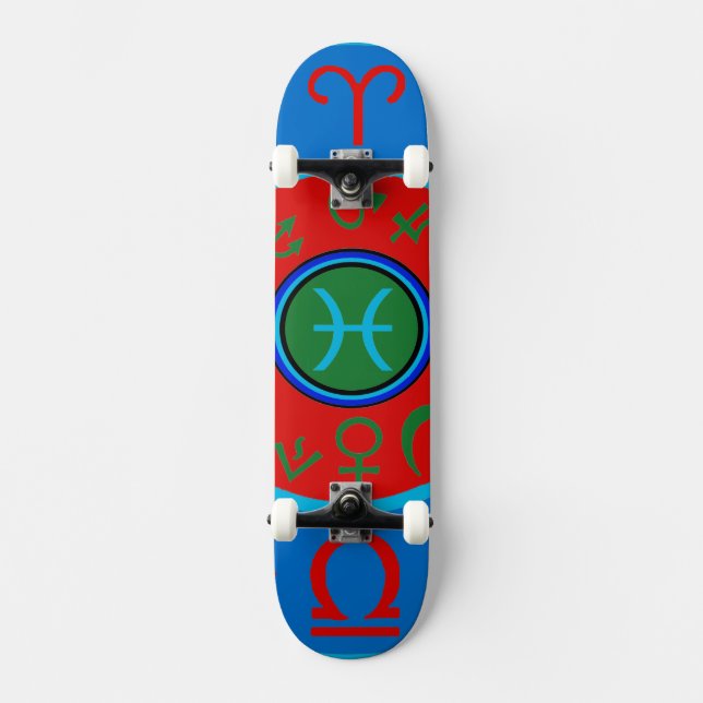 Skateboard Pisces Zodiac Skate (Recto)