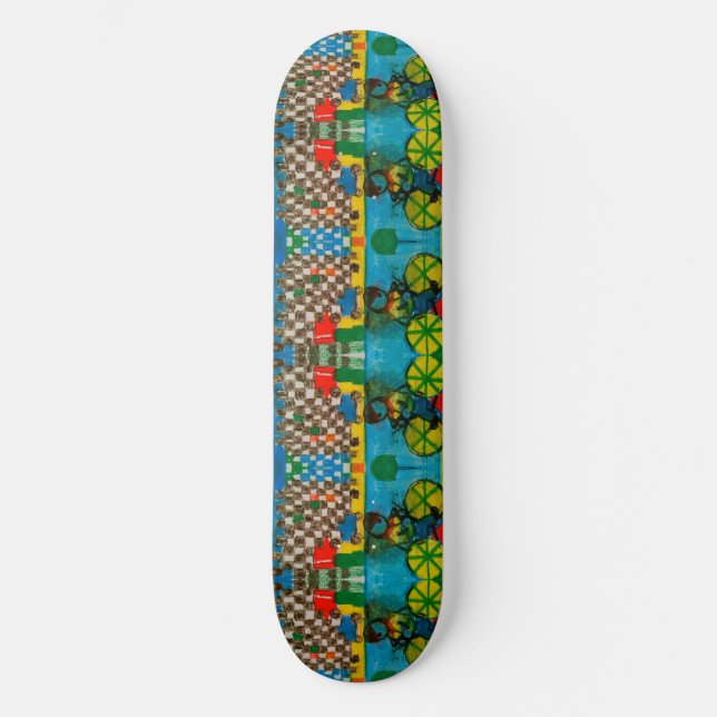 Skateboard Piste de vélo (Recto)