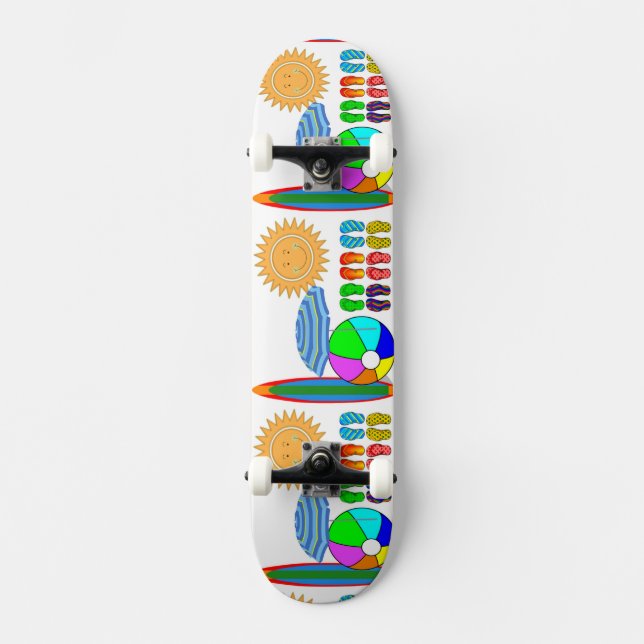 Skateboard Plage (Recto)