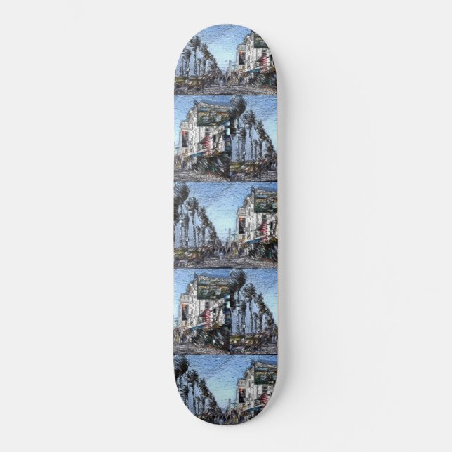 Skateboard Plage de Venice Patinage Board Deck (Recto)