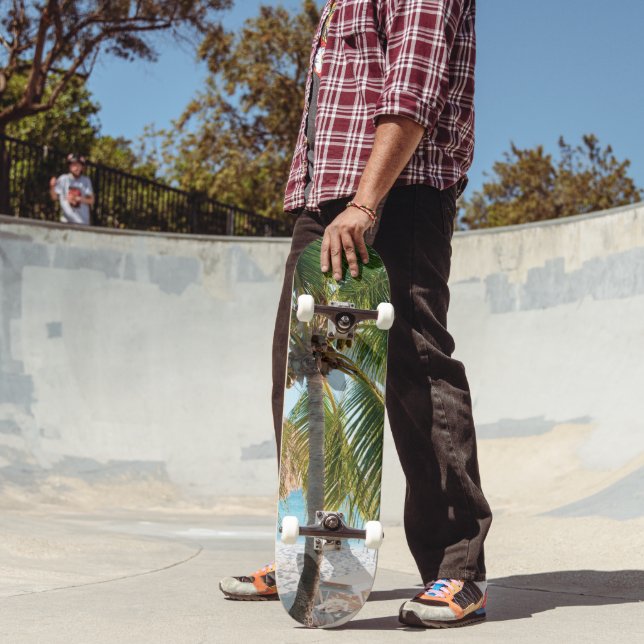 Skateboard Plage des Caraïbes Bliss #1 #wall #art (Extérieur 2)
