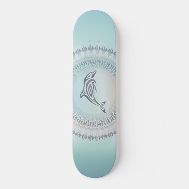 Skateboard Plage Dolphin Mandala Coastal (Recto)