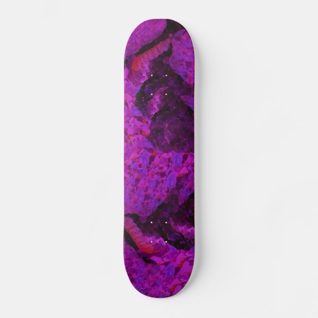 Skateboard Plaisir violet planche à roulettes (Recto)