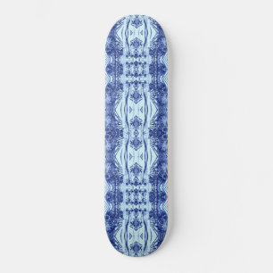 Skateboard Plan bleu Carré