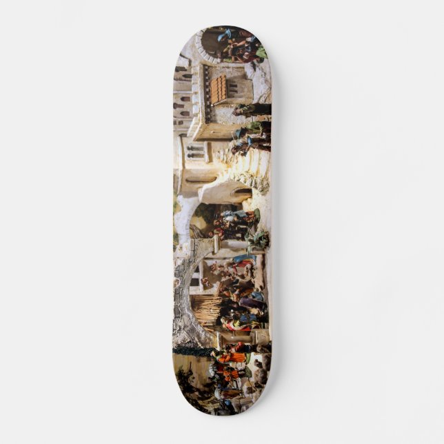 Skateboard Plan de la crèche pour Noël (Recto)