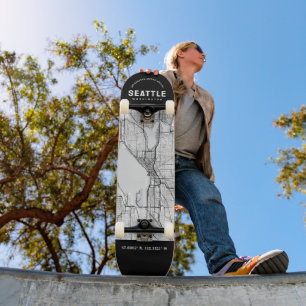 Skateboard Plan de la ville de Seattle Skate