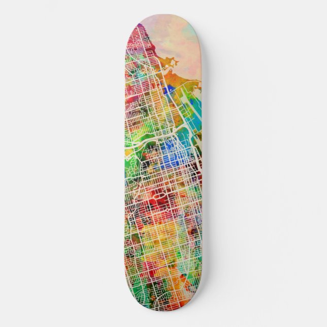 Skateboard Plan de ville de ville de Toronto (Recto)