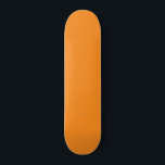 Skateboard Planche à roulettes<br><div class="desc">Planche à roulettes orange. Patinage orange clair. Couleur solide orange.</div>