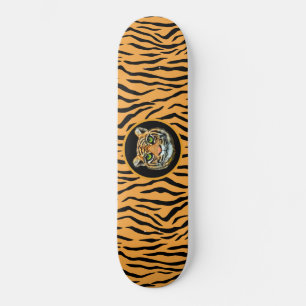 Skateboard Planche à roulettes à motif de tigre sauvage moder