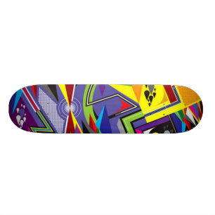 Skateboard Planche à roulettes abstraite