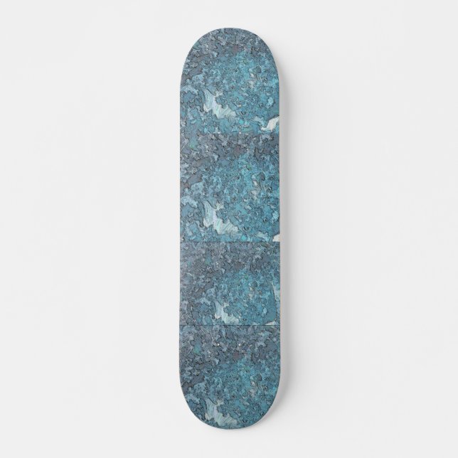 Skateboard Planche à roulettes abstraite eau (Devant)