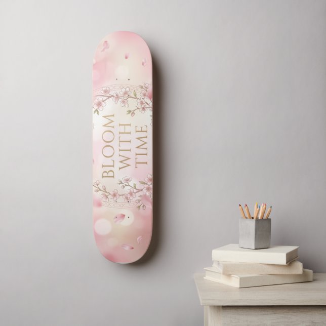 Skateboard Planche à roulettes Aesthetic Cherry Blossom - (Art mural)