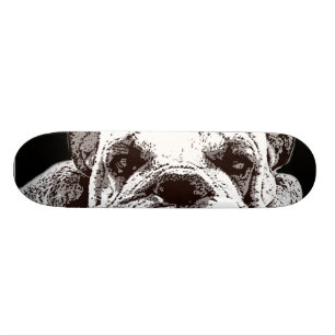 Skateboard Planche à roulettes anglaise de bouledogue