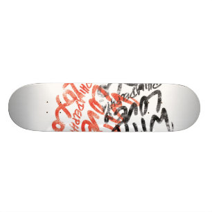 Skateboard Planche à roulettes "avec d'amour" timbre