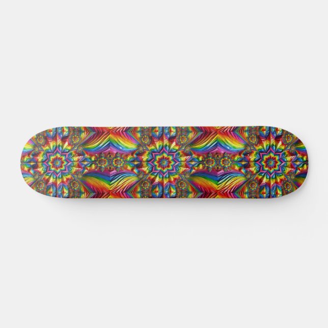 Skateboard Planche à roulettes avec design aux couleurs LGBTQ (Horz)