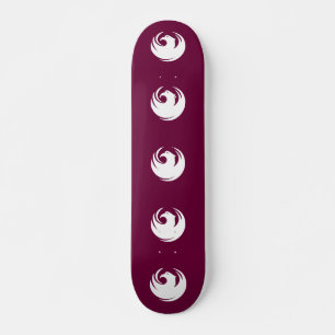 Skateboard Planche à roulettes avec le drapeau de la ville de