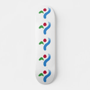 Skateboard Planche à roulettes avec le drapeau de Séoul, Coré