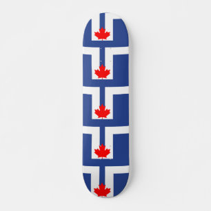 Skateboard Planche à roulettes avec le drapeau de Toronto, Ca