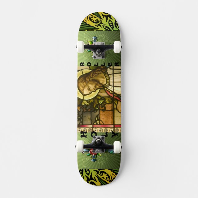 Skateboard Planche à roulettes avec le graphique de Jésus de (Recto)