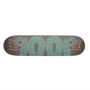 Skateboard Planche à roulettes aztèque de serpent