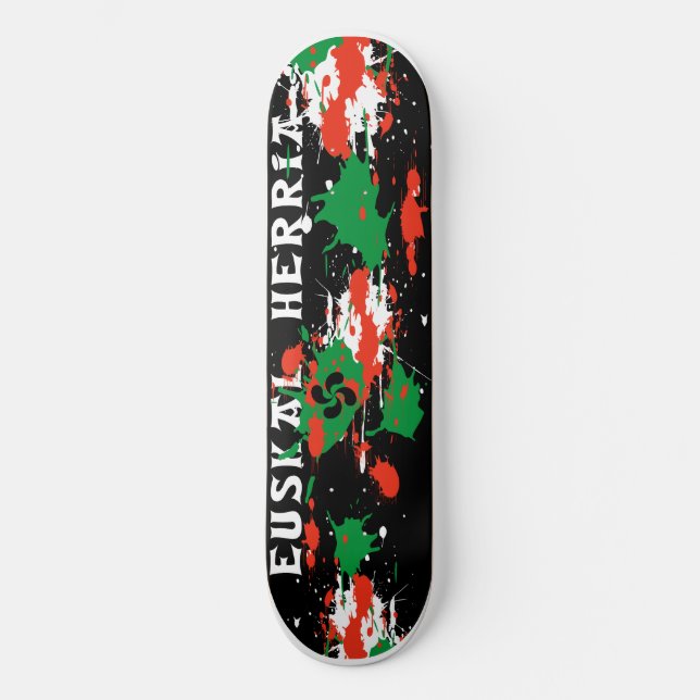 Skateboard planche à roulettes Basque pro (Recto)