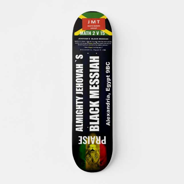 Skateboard Planche à roulettes BLACK MESSIAH, 7¾" Deck (Devant)
