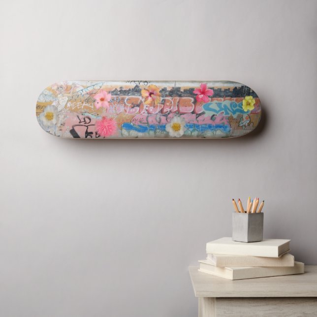 Skateboard Planche à roulettes brute sur les bords (Art mural (Horz))