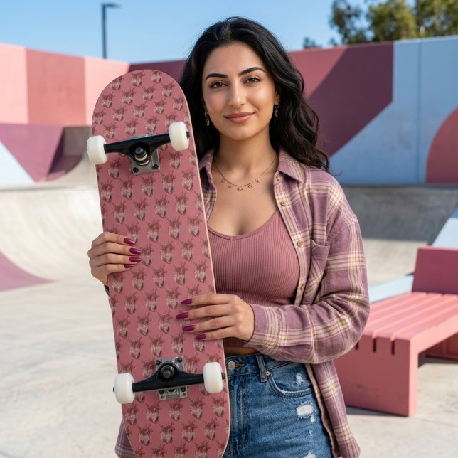 Skateboard Planche à roulettes Cœurs (Créateur téléchargé)