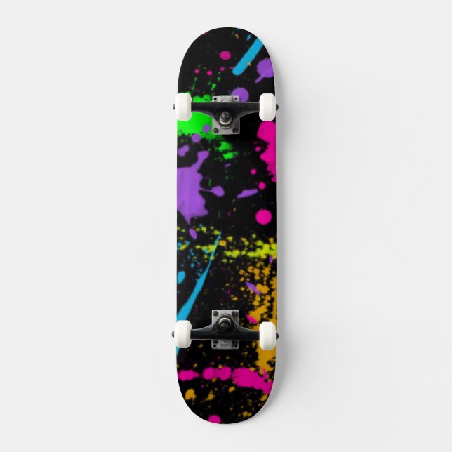 Skateboard Planche à roulettes colorée (Recto)