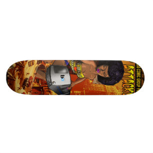 Skateboard Planche à roulettes comique de concours d'express