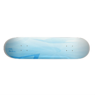 Skateboard Planche à roulettes complète de glace bleue