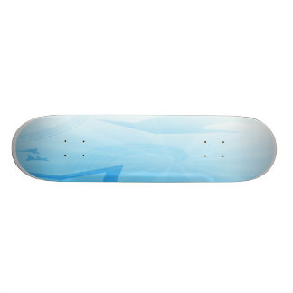 Skateboard Planche à roulettes complète de glace bleue