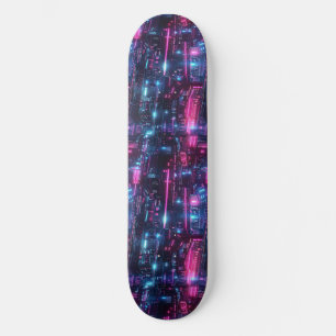 Skateboard Planche à roulettes conçue dans un style cyberpunk