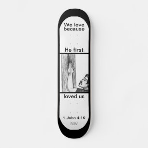 Skateboard Planche à roulettes croisée d'amour