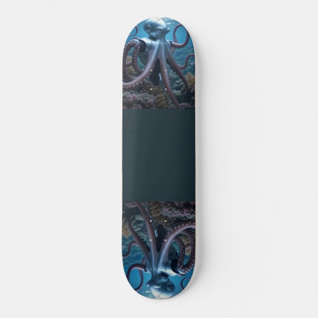Skateboard planche à roulettes Cyber Octopus (Recto)